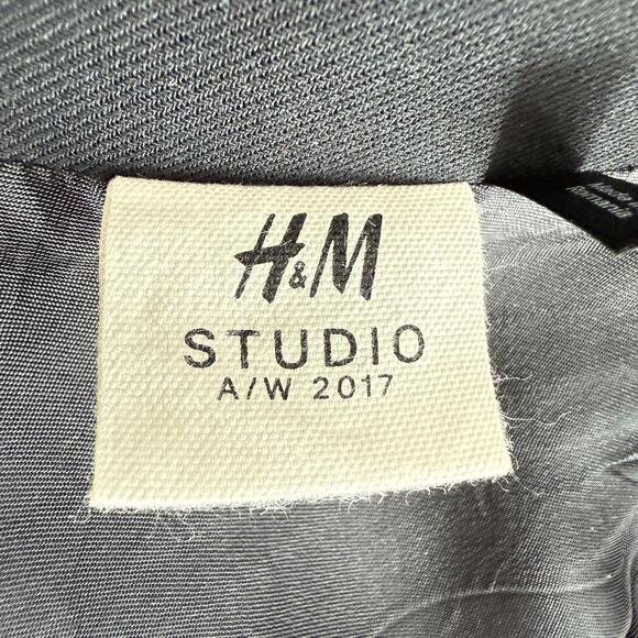 H&M Studio A/W 2017 Wool Blend Asymmetrical Skirt - US 10, EU 40 - Picture 7 of 9